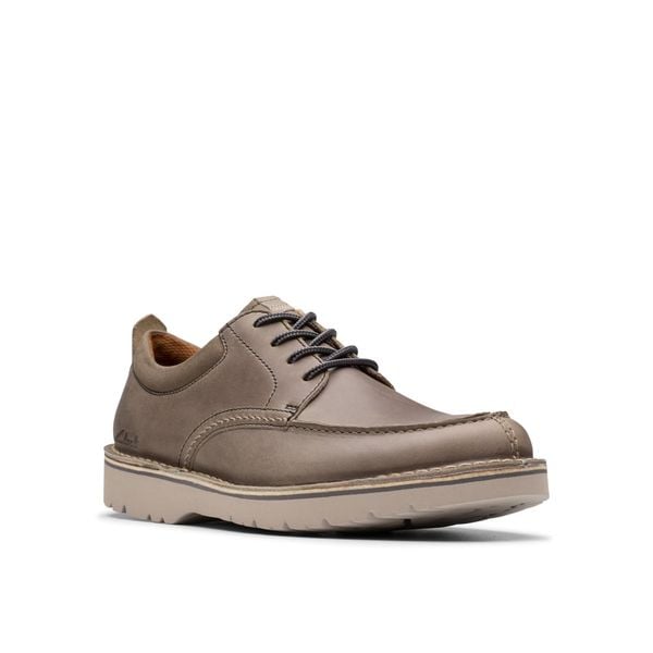 Giày Buộc Dây Da Nam Clarks - Eastridge Moc