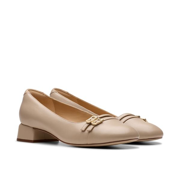 Giày Đế Bệt Da Nữ Clarks - Daiss30 Court