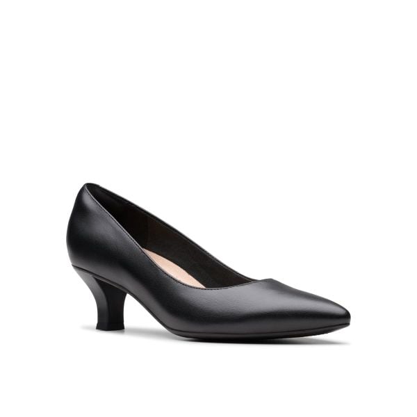 Giày Cao Gót 5cm Da Nữ Clarks - Kepley Vine