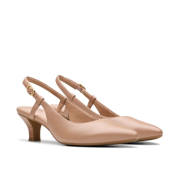 Giày Cao Gót 5cm Da Nữ Clarks - Kepley Lane