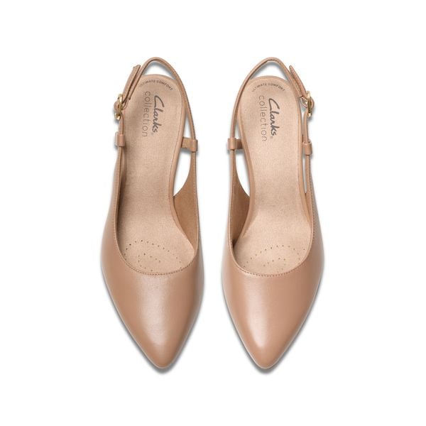 Giày Cao Gót 5cm Da Nữ Clarks - Kepley Lane