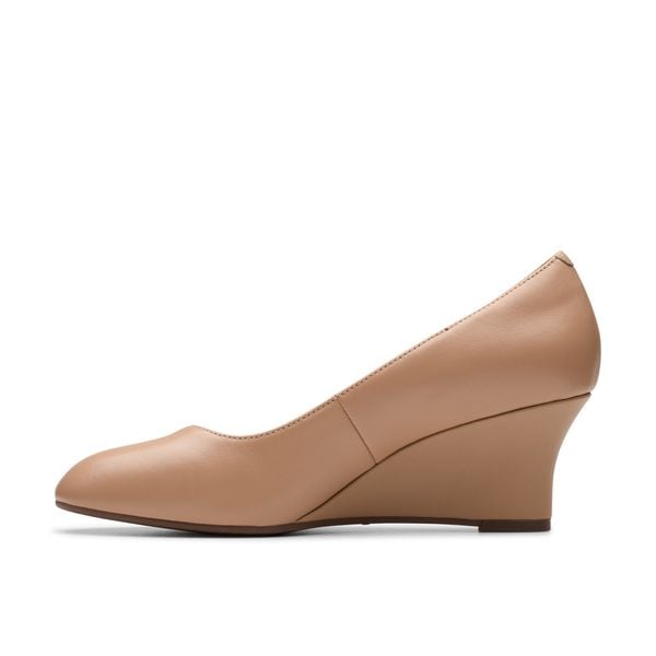 Giày Đế Xuồng Da Nữ Clarks - Olivette Pearl