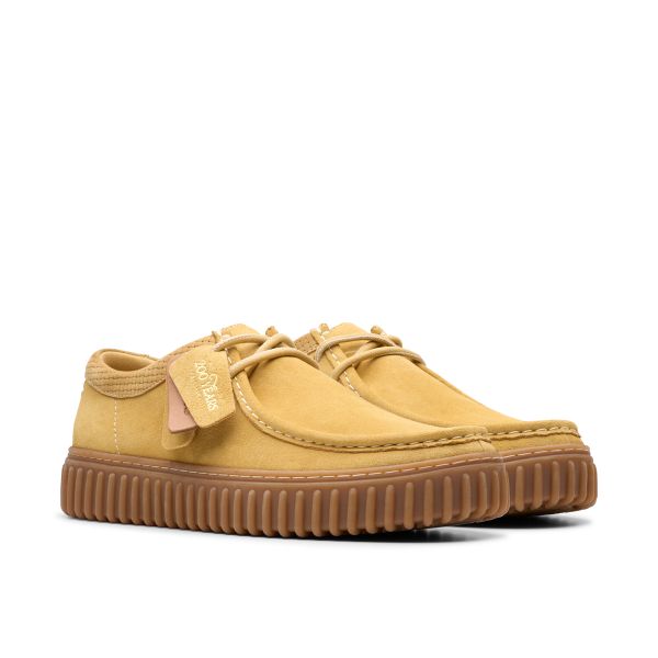 Giày Buộc Dây Da Nam Clarks - Torhill Lo
