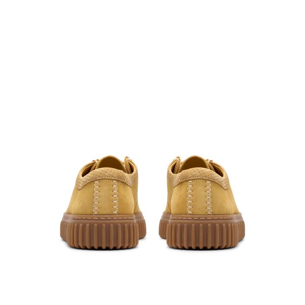 Giày Buộc Dây Da Nam Clarks - Torhill Lo