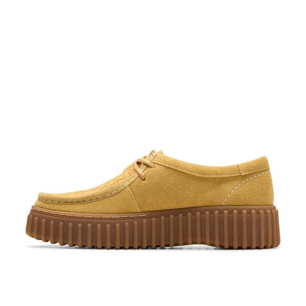 Giày Da Lộn Nữ Clarks - Torhill Bee