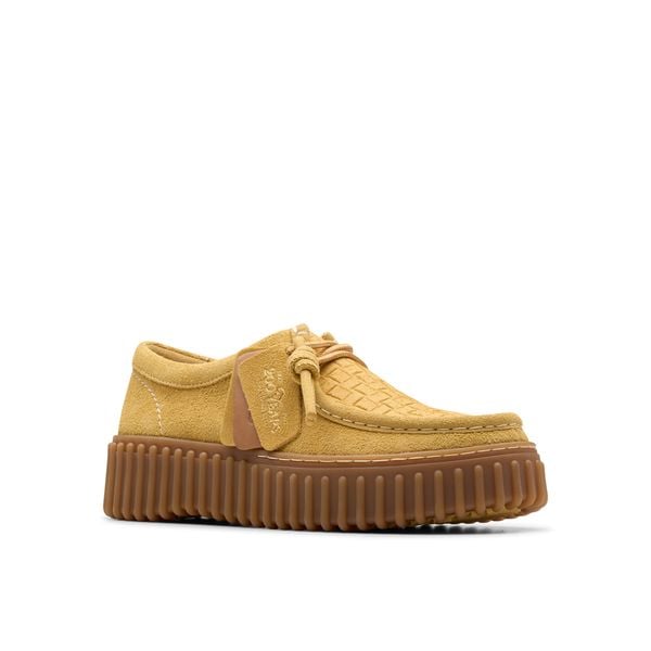 Giày Da Lộn Nữ Clarks - Torhill Bee
