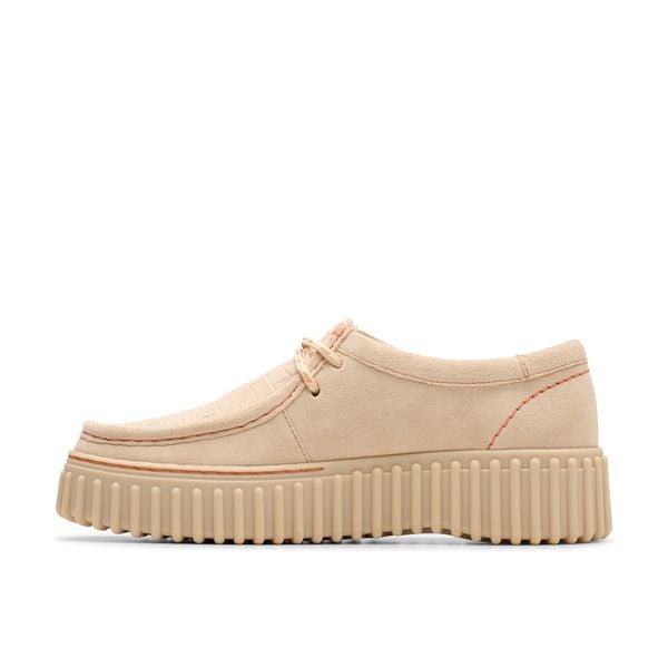Giày Da Lộn Nữ Clarks - Torhill Bee