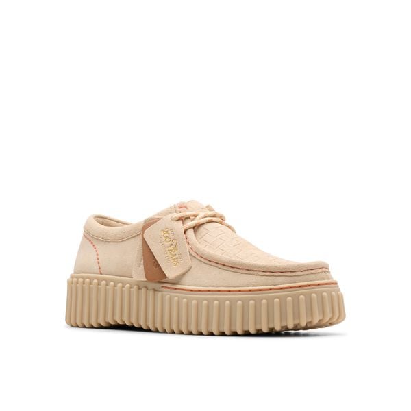 Giày Da Lộn Nữ Clarks - Torhill Bee