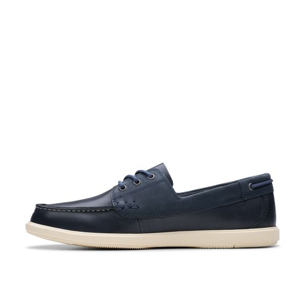 Giày Lười Da Nam Clarks - Bratton Boat
