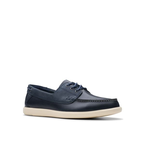 Giày Lười Da Nam Clarks - Bratton Boat