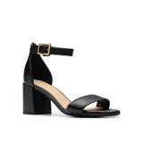 Giày Quai Ngang Cao Gót Nữ Da Clarks - Ezoria Mae