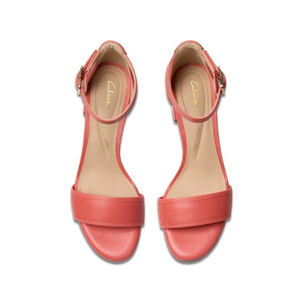 Giày Quai Ngang Cao Gót Nữ Da Clarks - Ezoria Mae