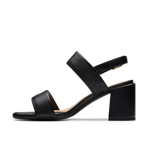 Giày Xăng Đan Cao Gót 7cm Da Nữ Clarks - Ezoria Sling