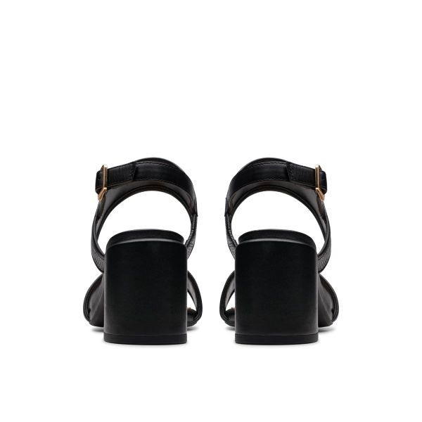 Giày Xăng Đan Cao Gót 7cm Da Nữ Clarks - Ezoria Sling