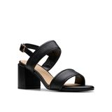 Giày Xăng Đan Cao Gót 7cm Da Nữ Clarks - Ezoria Sling