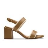 Giày Xăng Đan Cao Gót 7cm Da Nữ Clarks - Ezoria Sling