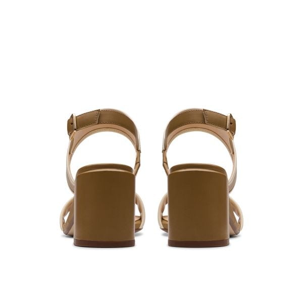 Giày Xăng Đan Cao Gót 7cm Da Nữ Clarks - Ezoria Sling