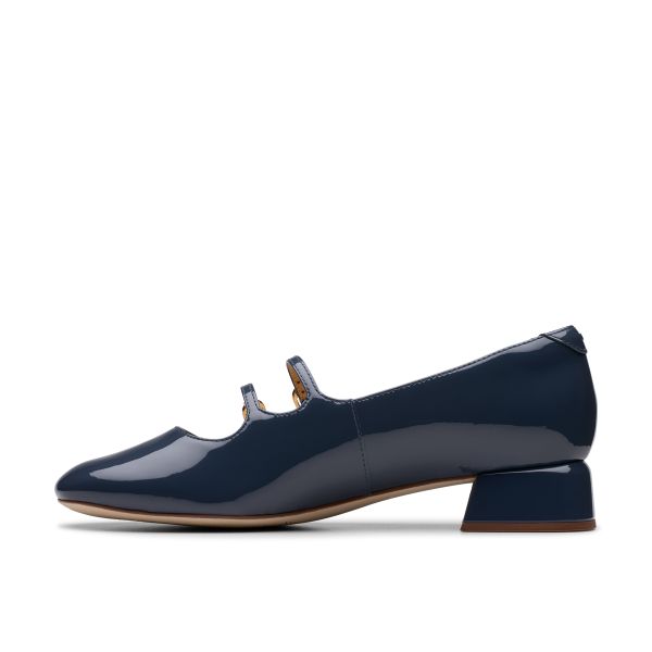 Giày Đế Bệt Da Bóng Nữ Clarks - Daiss30 Shine