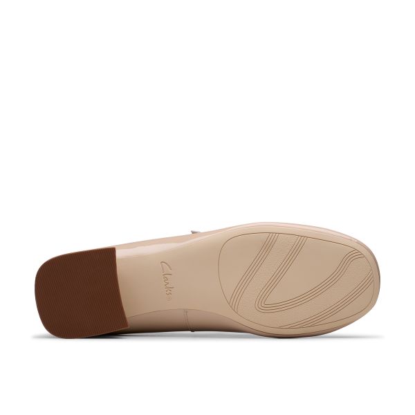 Giày Đế Bệt Da Bóng Nữ Clarks - Daiss30 Shine