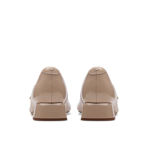 Giày Đế Bệt Da Bóng Nữ Clarks - Daiss30 Shine