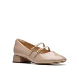 Giày Đế Bệt Da Bóng Nữ Clarks - Daiss30 Shine