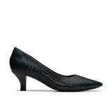 Giày Cao Gót 5cm Da Nữ Clarks - Kepley Sky
