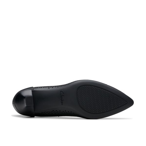 Giày Cao Gót 5cm Da Nữ Clarks - Kepley Sky