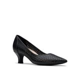 Giày Cao Gót 5cm Da Nữ Clarks - Kepley Sky