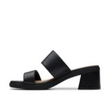 Dép Quai Ngang Cao Gót 5cm Da Nữ Clarks - Jaylan Dusk