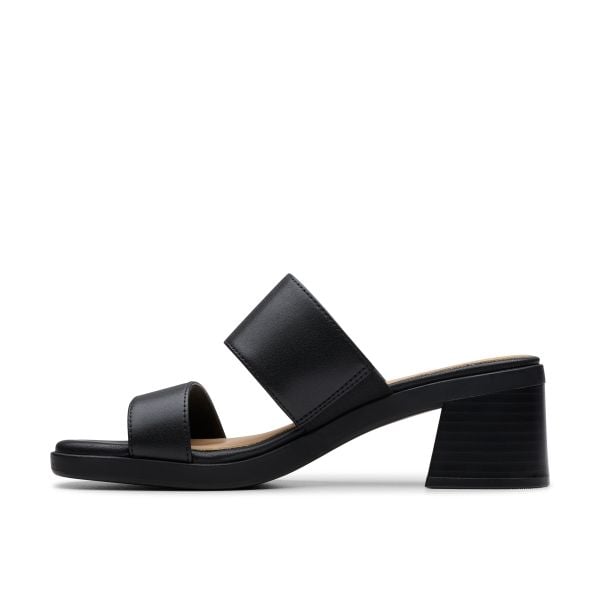 Dép Quai Ngang Cao Gót 5cm Da Nữ Clarks - Jaylan Dusk