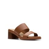 Dép Quai Ngang Cao Gót 5cm Da Nữ Clarks - Jaylan Dusk