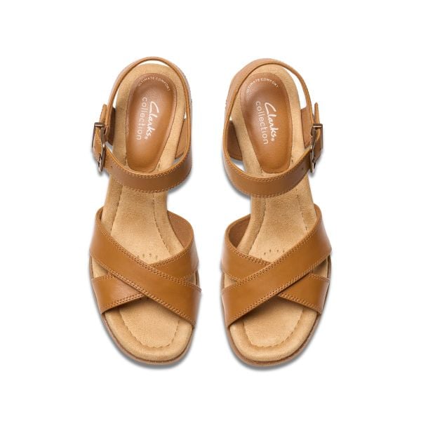 Giày Xăng Đan Đế Xuồng Nữ Clarks - Emmalae Iris