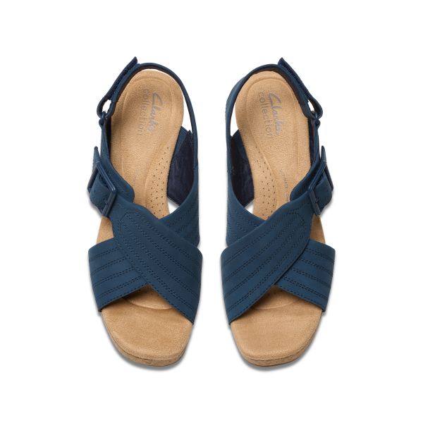 Giày Xăng Đan Đế Xuồng Da Nữ Clark - Nerisa West