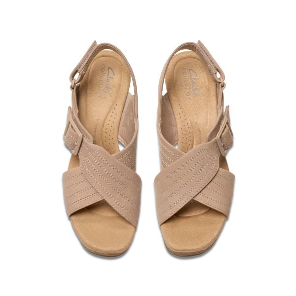 Giày Xăng Đan Đế Xuồng Da Nữ Clark - Nerisa West