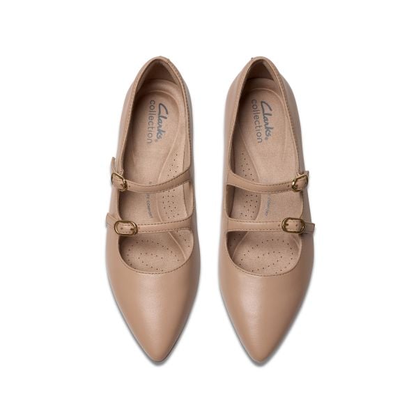 Giày Đế Bệt Da Nữ Clarks - Natalyn Lane