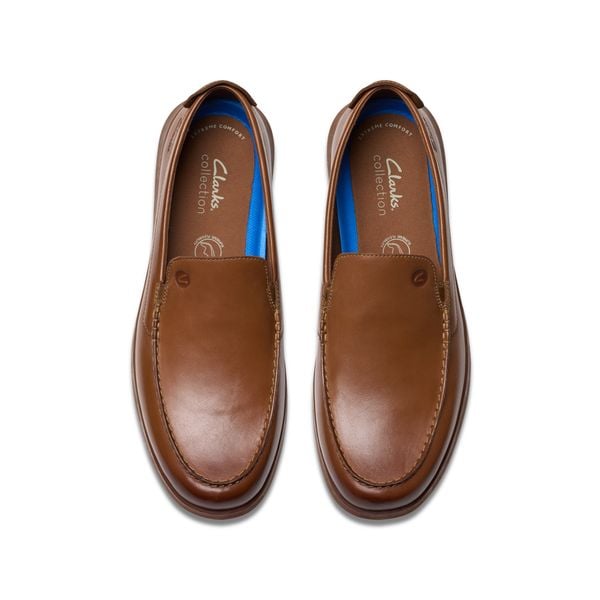 Giày Lười Da Nam Clarks - Flexway Step