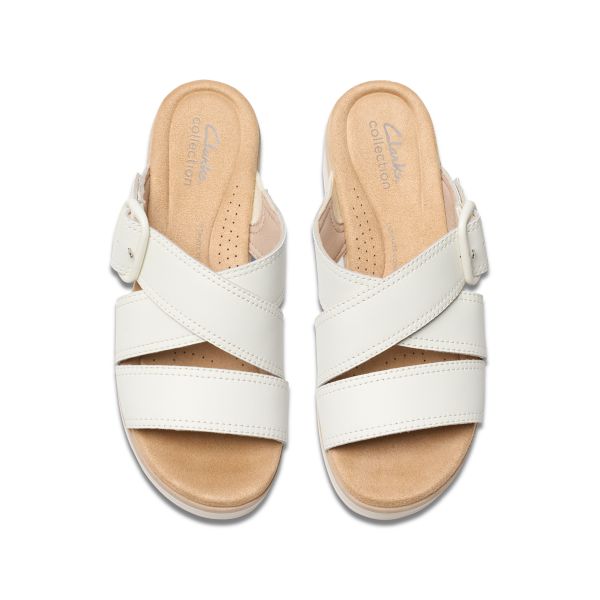Dép Quai Ngang Đế Xuồng Da Nữ Clarks - Wrenly Jane