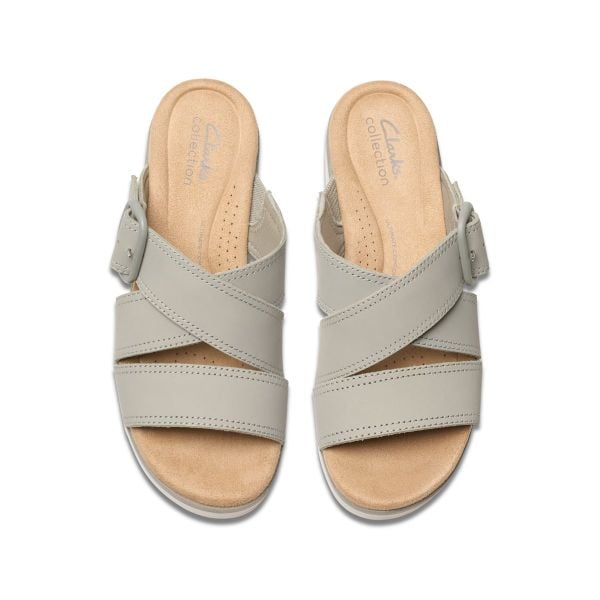 Dép Quai Ngang Đế Xuồng Da Nữ Clarks - Wrenly Jane