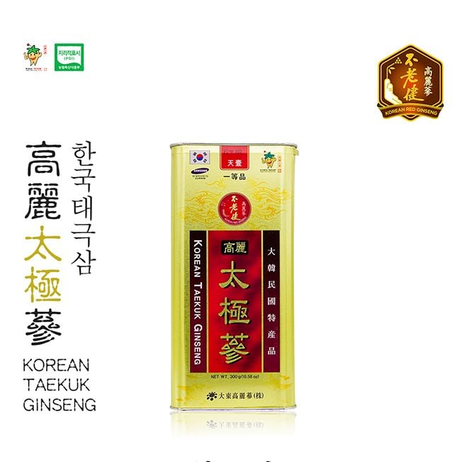  Thái cực sâm củ khô HQ (Thiên sâm) 300g - số 10 (10củ special) - Daedong 