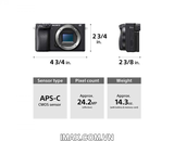 Combo 1 MÁY ẢNH SONY ALPHA A6400 + 16-50 F3.5-5.6 OSS + Thẻ nhớ 64gb + Chân máy + Bộ vệ sinh