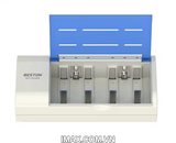 Bộ sạc pin đa năng BESTON BST-C821BW sạc pin AA/ AAA, pin C, pin D, pin 9V - đèn LED báo