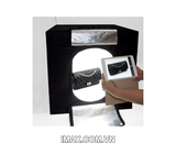 Hộp chụp sản phẩm Ciya CN-80, 4 thanh led, 2 màu trắng-vàng, Có điều khiển chỉnh ánh sáng