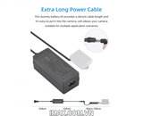 Bộ pin giả KingMa LP-E5 với Bộ chuyển đổi nguồn điện EU plug Power adapter
