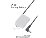 Bộ pin giả KingMa LP-E5 với Bộ chuyển đổi nguồn điện EU plug Power adapter
