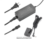 Bộ pin giả KingMa LP-E8 với Bộ chuyển đổi nguồn điện EU plug Power adapter