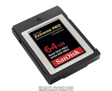 Thẻ nhớ CFexpress Type B card Sandisk Extreme Pro 64GB 1500/800MB/s