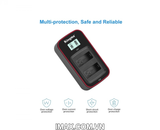 Bộ 1 pin 1 sạc đôi Ver 3 Kingma for GoPro Hero 9 Black, Hero 10 Black