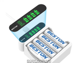 Sạc Pin AA & AAA Beston C9023L Ni-Mh 1.2V 4 pin, màn hình LCD báo vạch