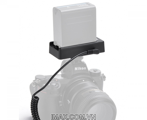 Bộ Giả Pin/ Pin ảo Dummy Battery Nikon DR-EN-EL14 và Đế pin Kingma BM-F980D