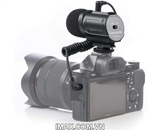 Mic thu âm Saramonic SR-PMIC2 Mini Stereo Condenser Microphone cho DSLR Camera, máy quay